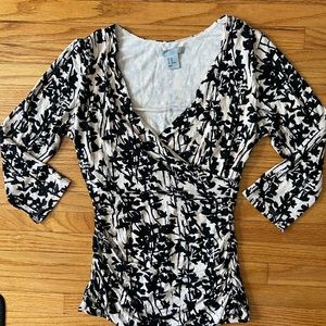 H&M Deep Vneck blouse